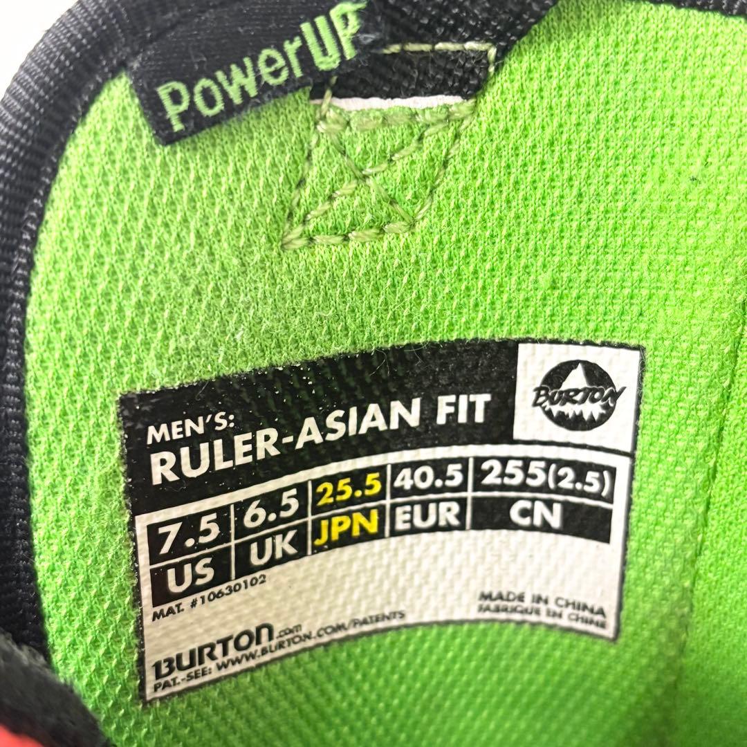 バートン ルーラー アジアンフィット スノボブーツ メンズ 25.5cm