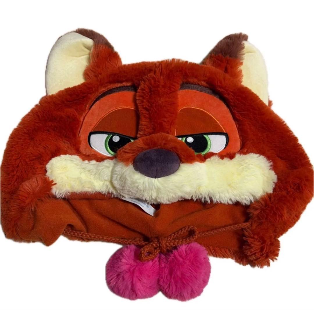 【美品】ディズニー ニック ファンキャップ ズートピア ぬいぐるみ 2点セット