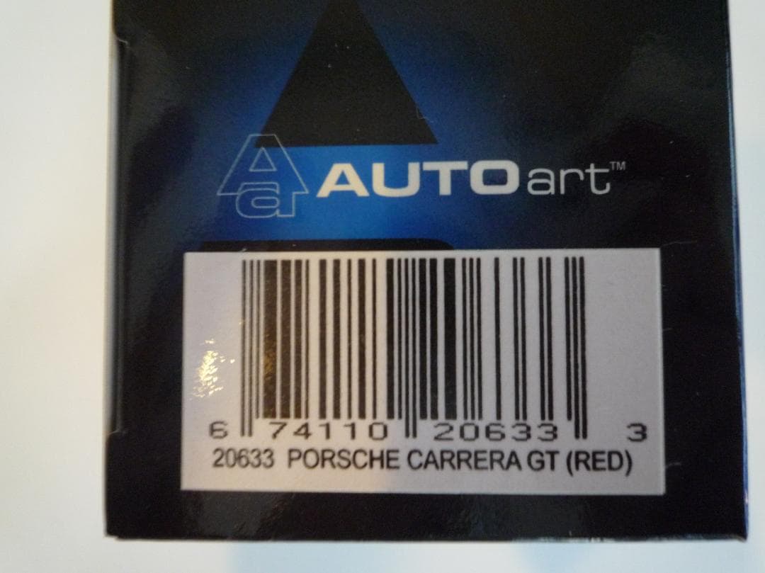 オートアート ポルシェ カレラ Porsche Carrera GT Red
