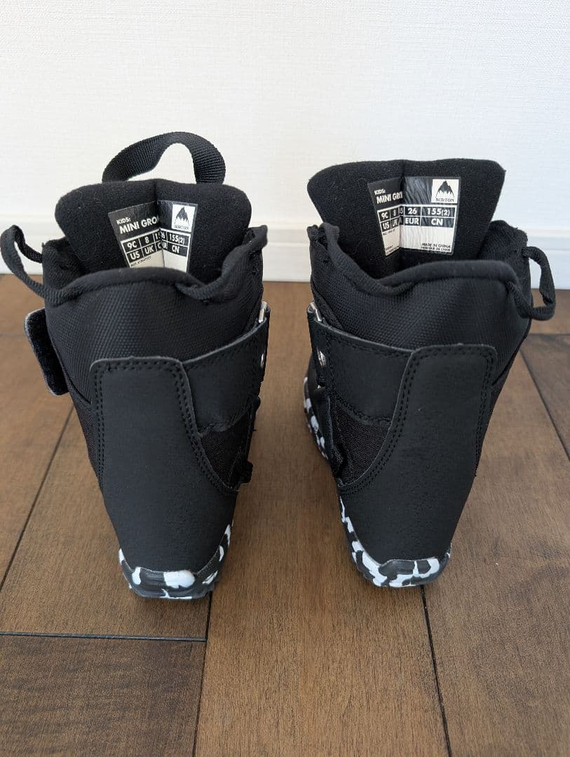 BURTON MINI GROM キッズ用スノーボードブーツ ブラック