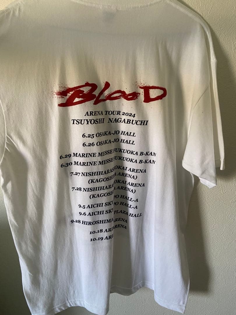 長渕剛 BlooD Tシャツ XLサイズ アリーナツアー