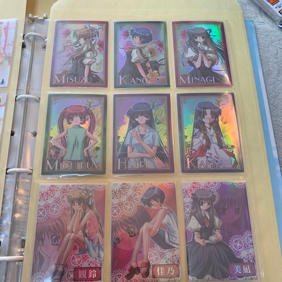 AIR トレカ　トレーディング　カード　key ブロッコリー版　観鈴　フルコンプ