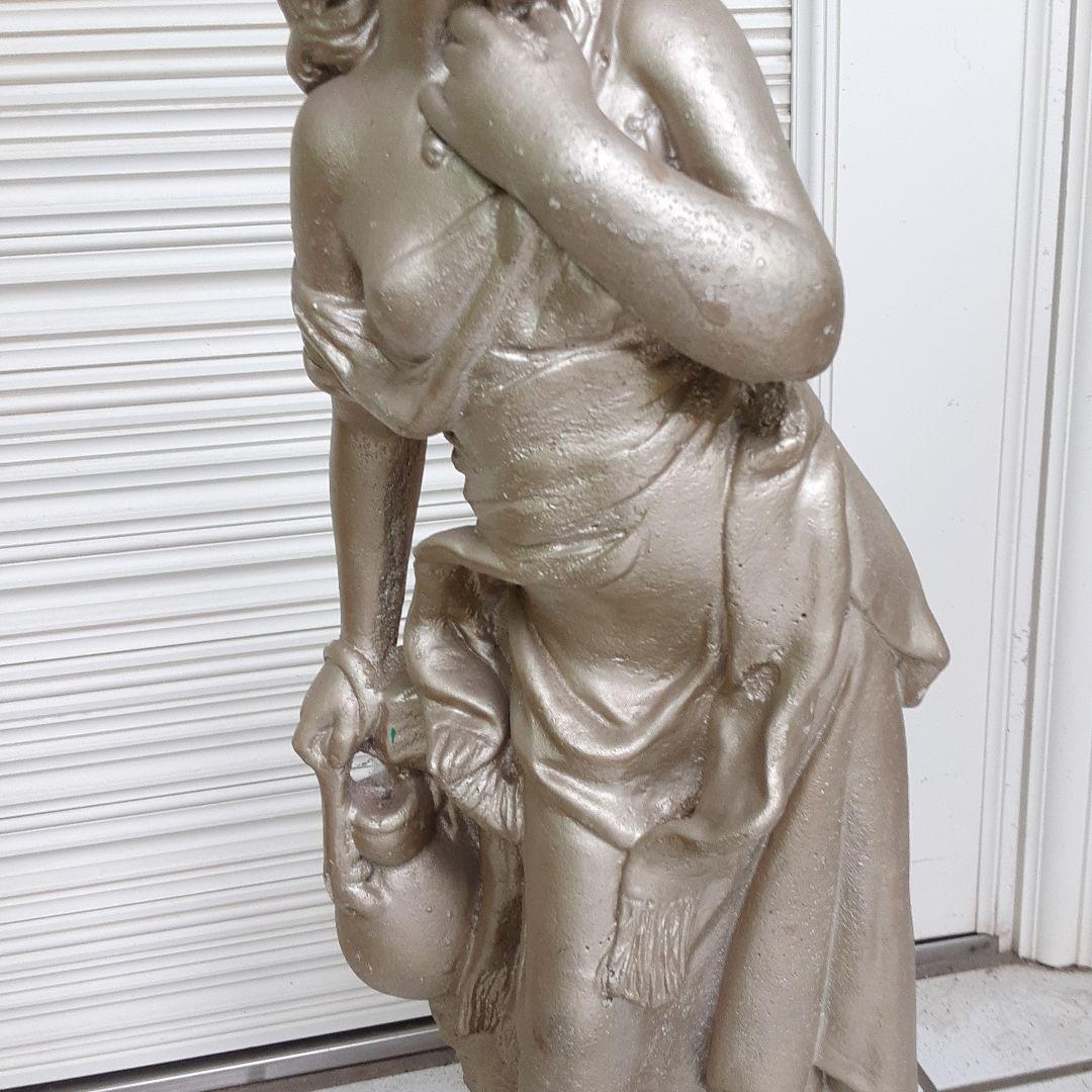 シルバー少女像 約70cm