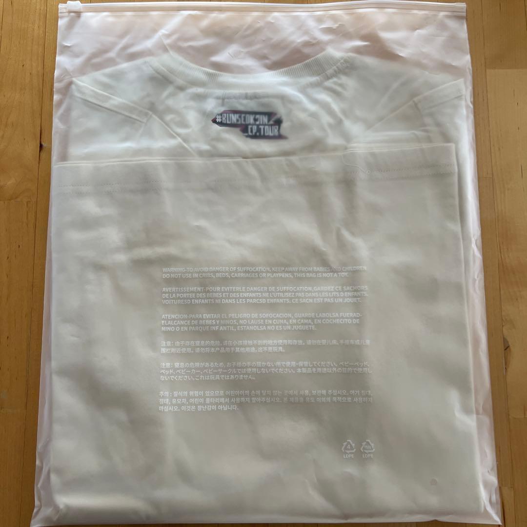 RUNSEOKJIN BTS ジン 顔Tシャツ Mサイズ