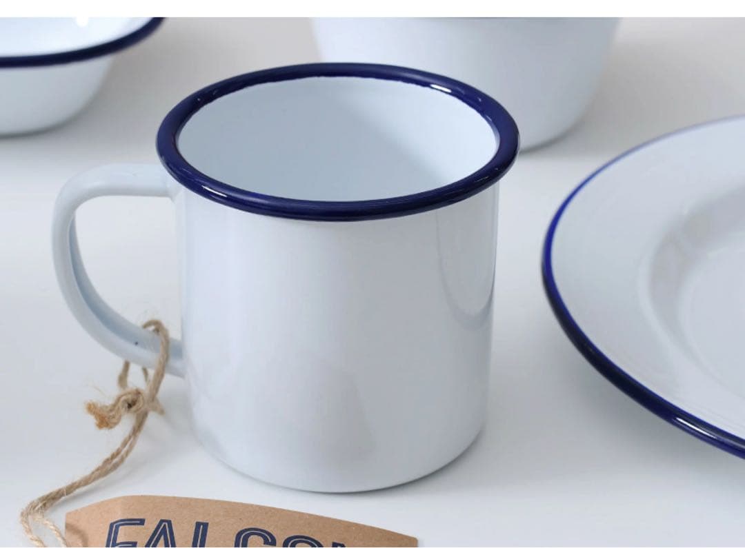 新品　FALCON ファルコン エナメルウェア マグカップ　4個セット