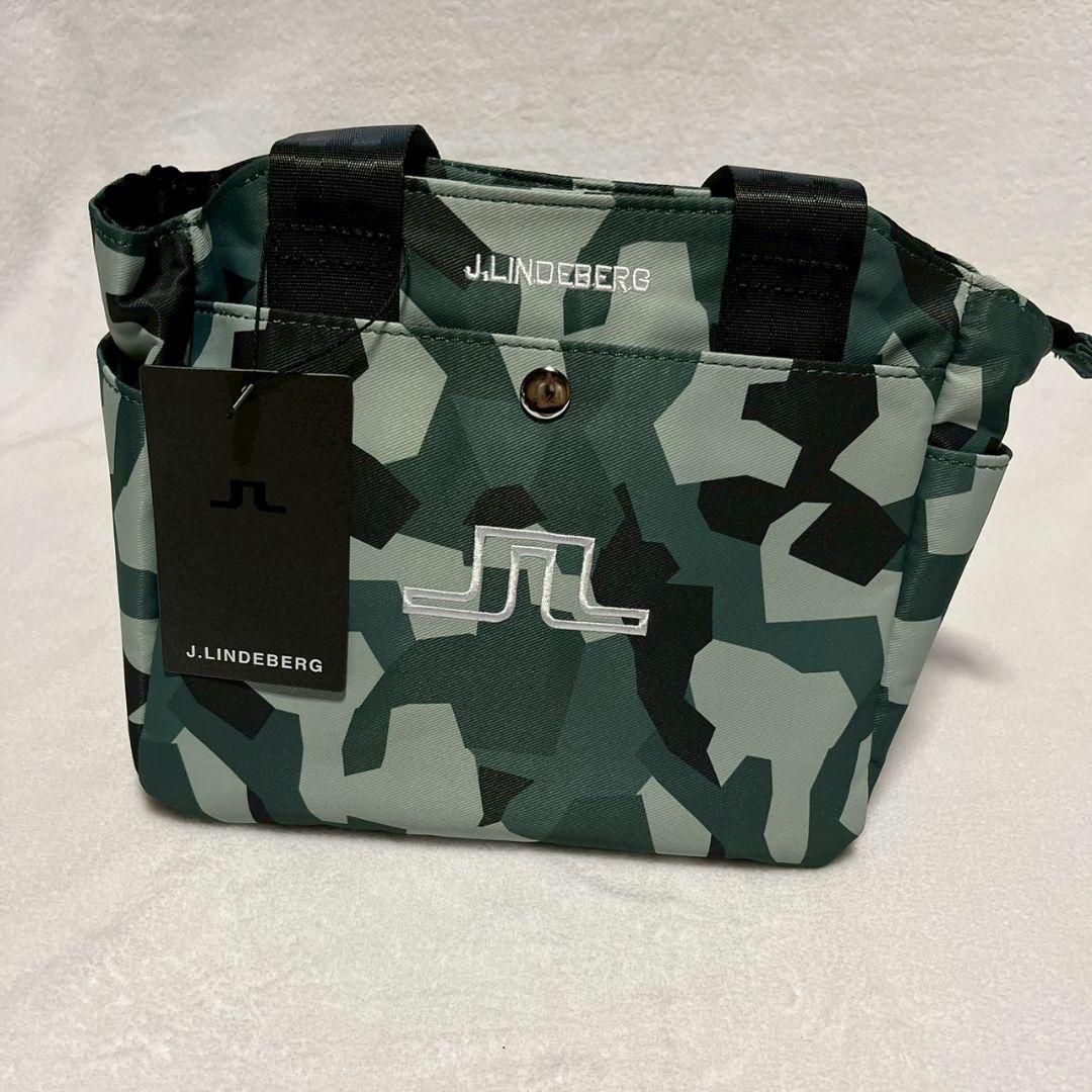 新品　J.LINDEBERG　ゴルフ　カートバッグ　ラウンドバッグ　カーキ