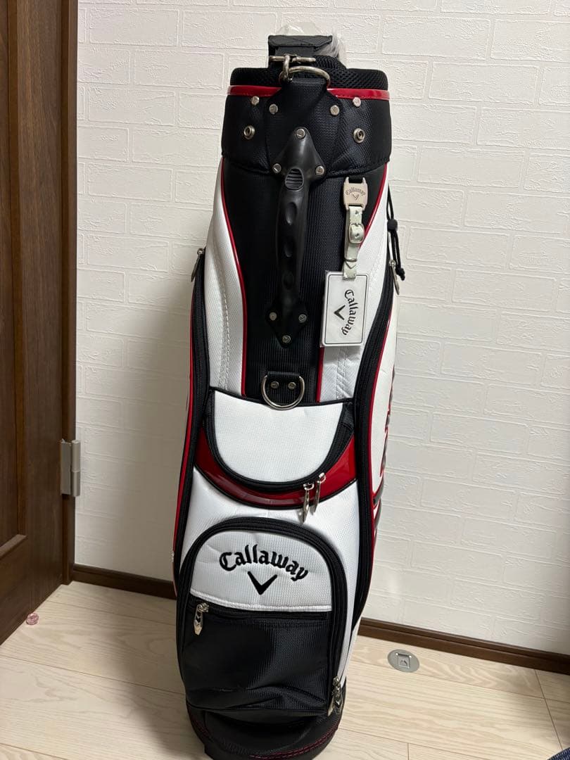 Callaway キャディバッグ ホワイト/ブラック/レッド