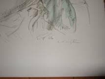 【真作】　藤田嗣治　多問堂制作　の　額入　”64　EA　リト　本物保証　きれい