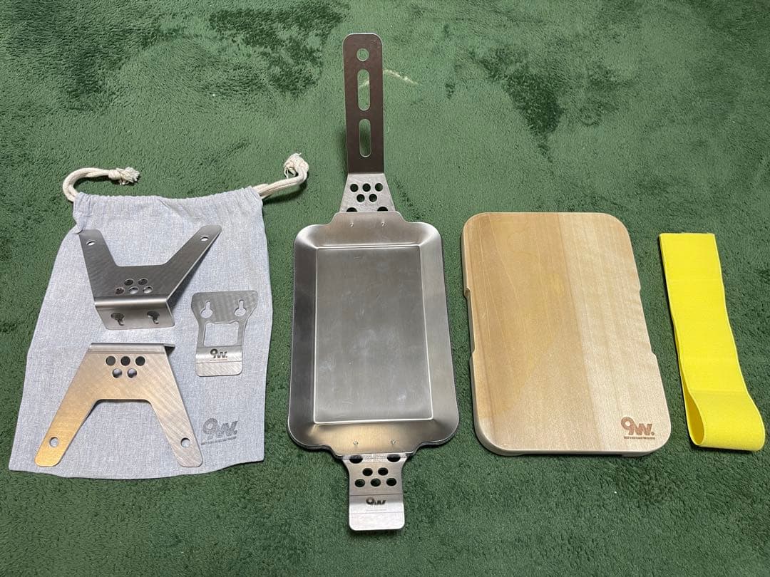 【新品未使用】　9w.（クオウ）　モジュラーグリルプレート コンプリートセット