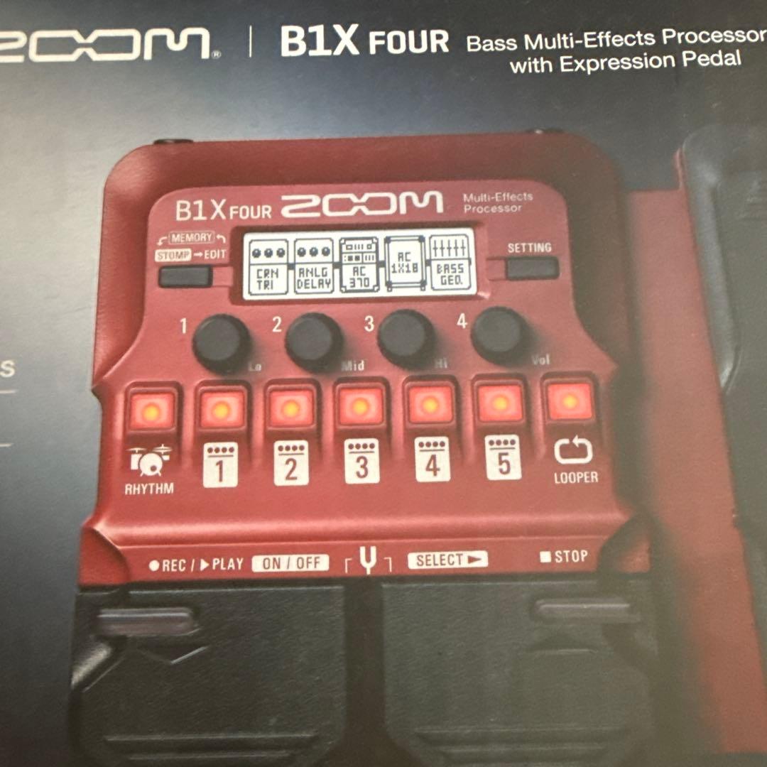 Zoom b1X four 公式アダプター付き