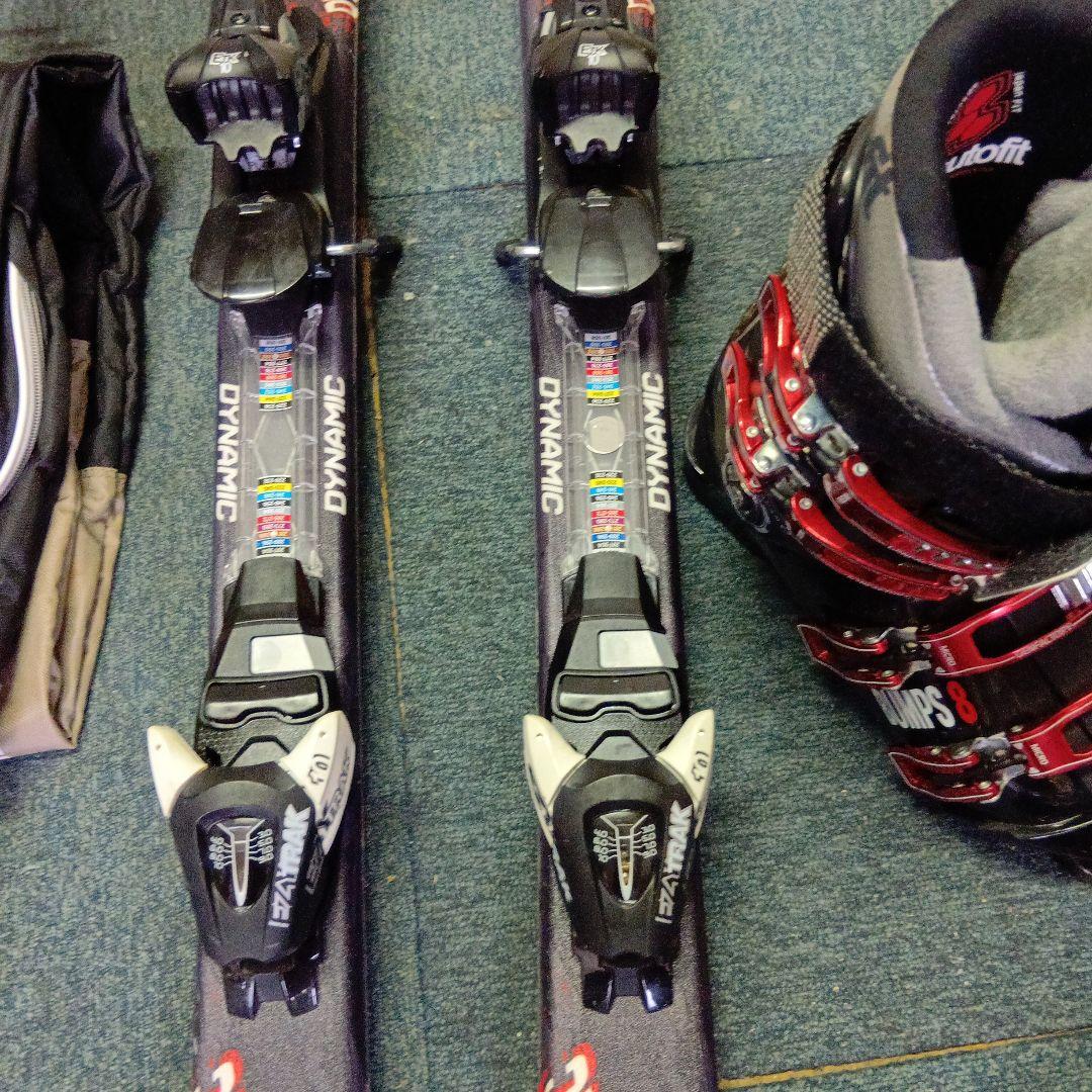 整備済…ホットWAX済 152cmダイナミック 靴、ストック…セット