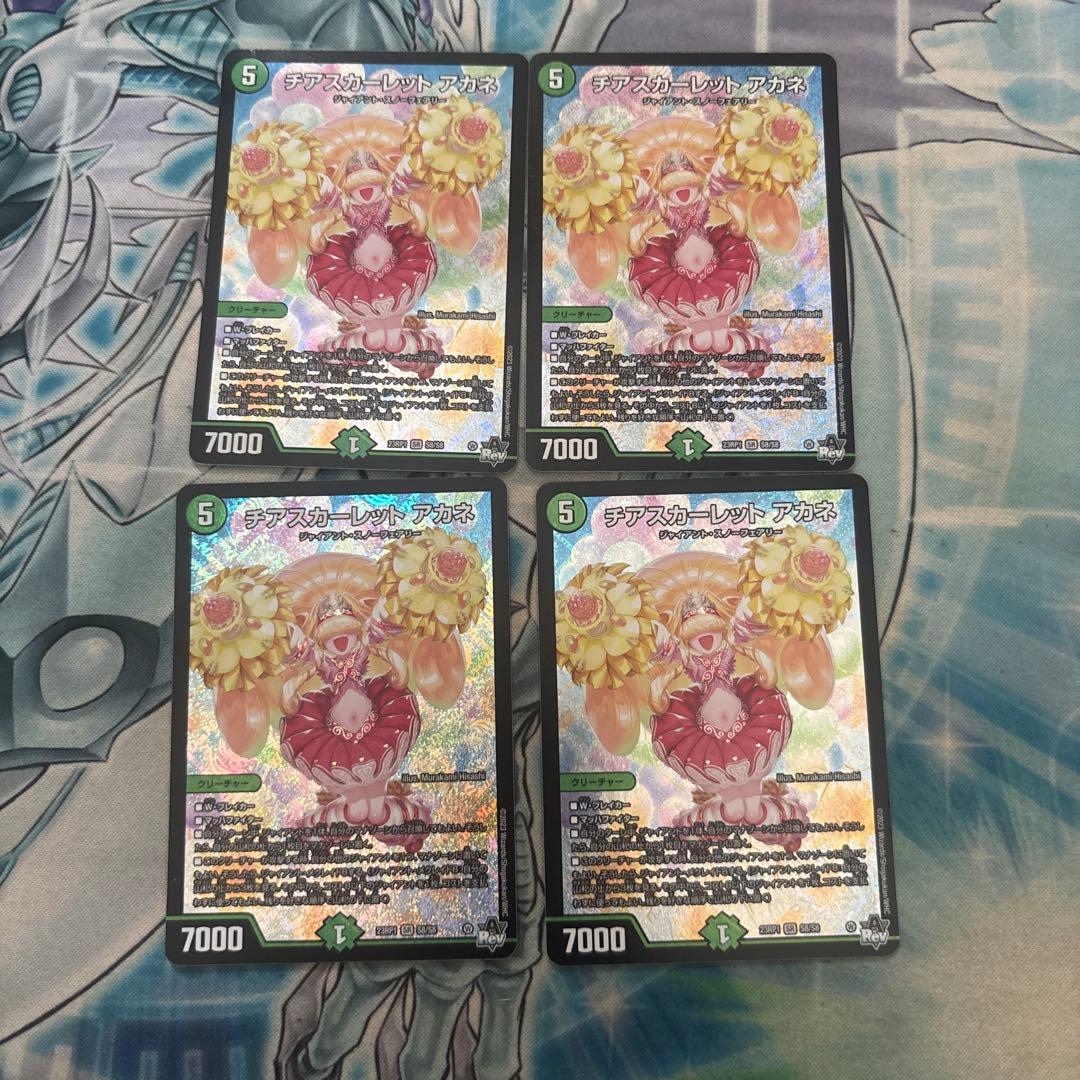 チアスカーレット アカネ　4枚