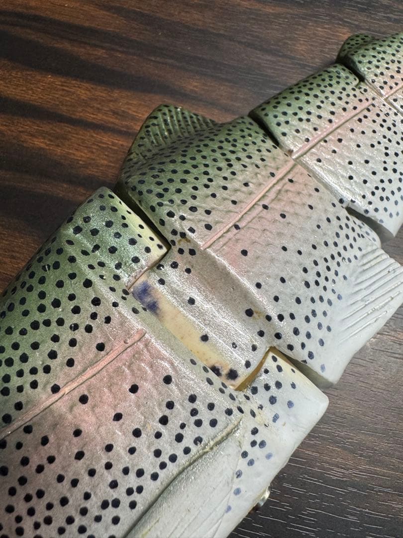 激レア Nate Bait 特注レインボートラウトベイト 12インチ