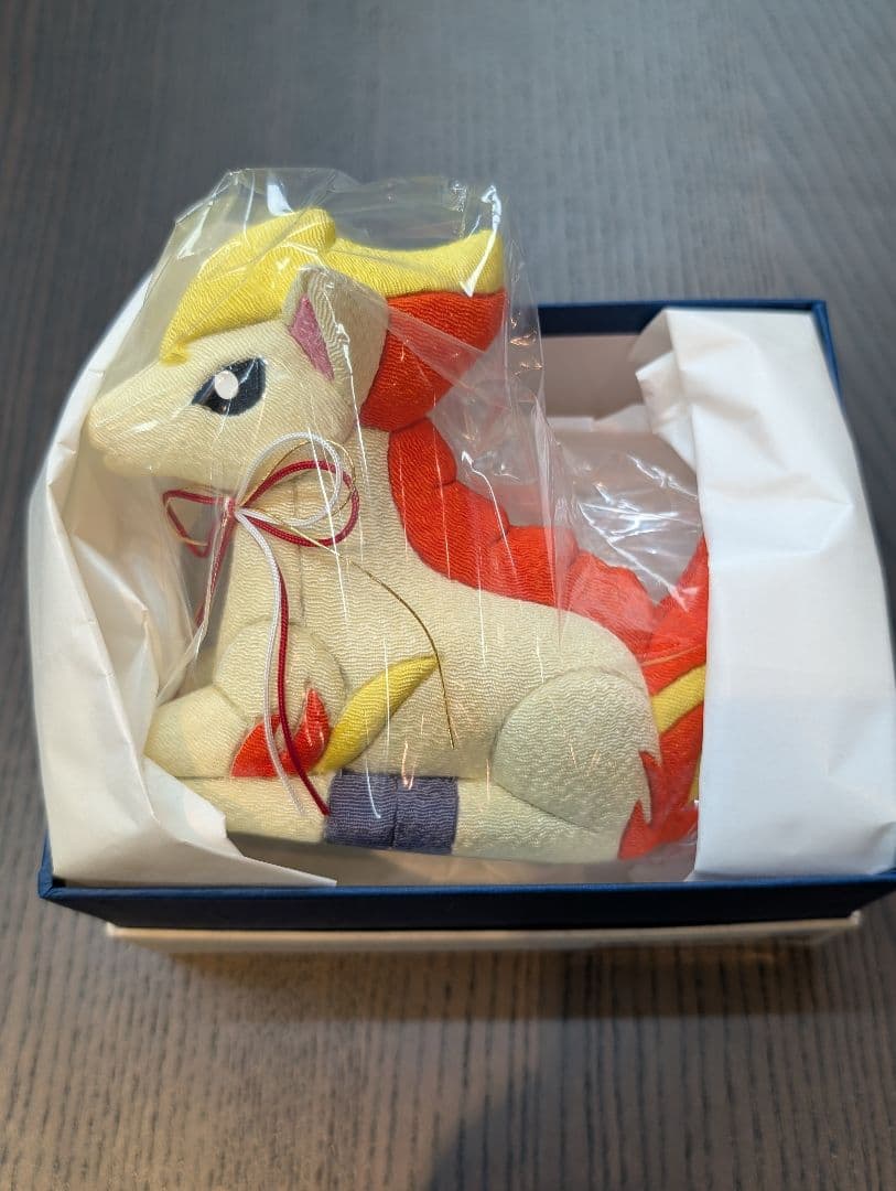 ポケモン　ポニータ　伝統工芸　木目込人形　Pokemon