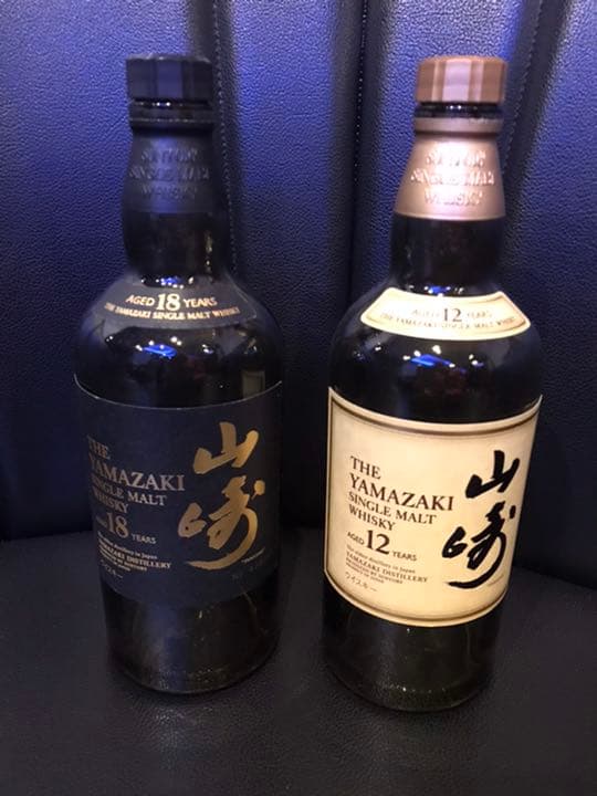サントリー 山崎18年・12年 空瓶700ml２本セット