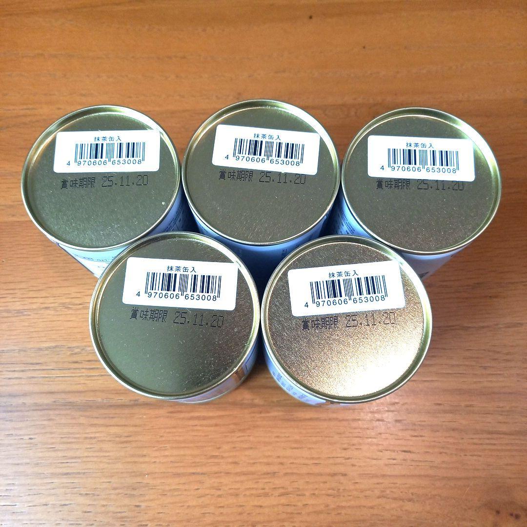 新品未開封 京都 丸久小山園 抹茶 青嵐 40g缶 5個