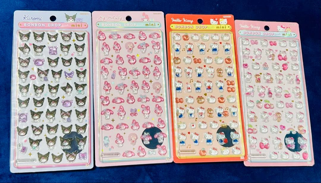 正規品　ボンボンドロップシールミニ7点含む、サンリオ系シール26点セット