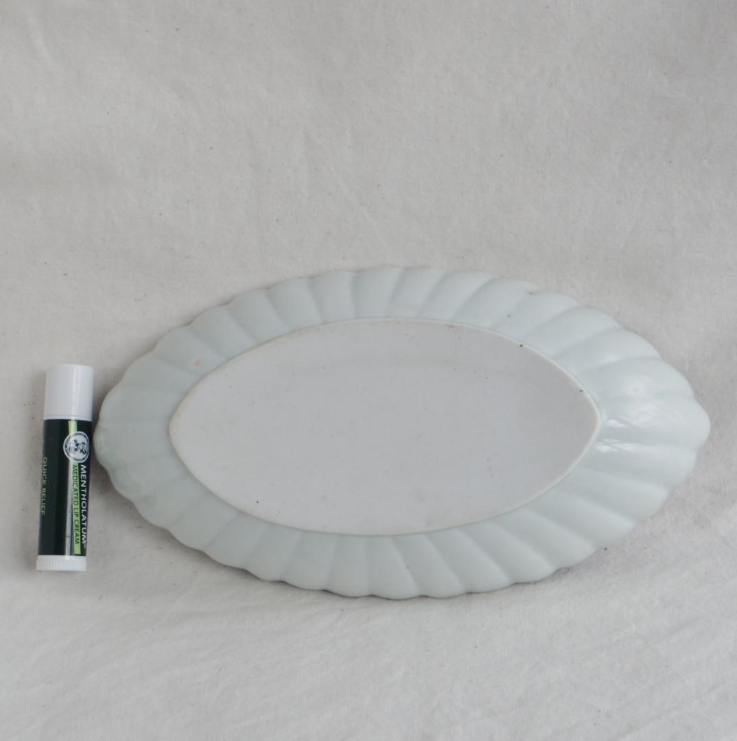 舟形?皿　古伊万里　江戸期　★金直し、カマキズあり