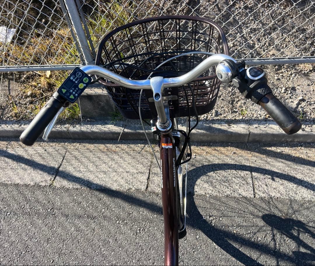 ヤマハPASナチュラ電動アシスト自転車タイヤ新品交換済26インチ整備済関東圏配送