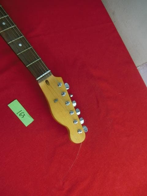 163：詳細不明　テレキャスタータイプ エレキギター 部品取等　ジャンク品