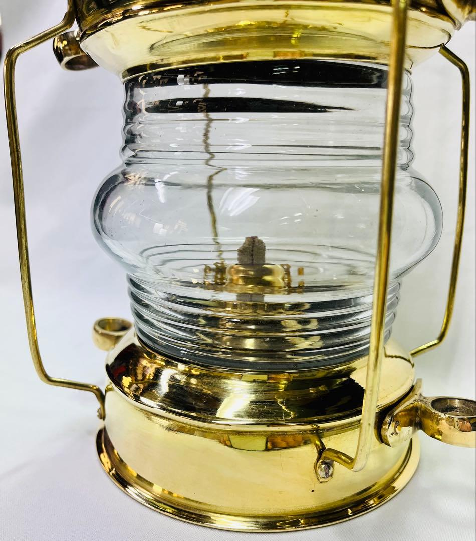 LEEDS BURTON 真鍮製 アンカー オイル ランタン ランプ