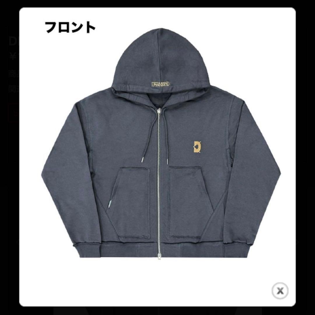 【新品】オーラル　DREAMLAND ジップアップフーディMサイズ