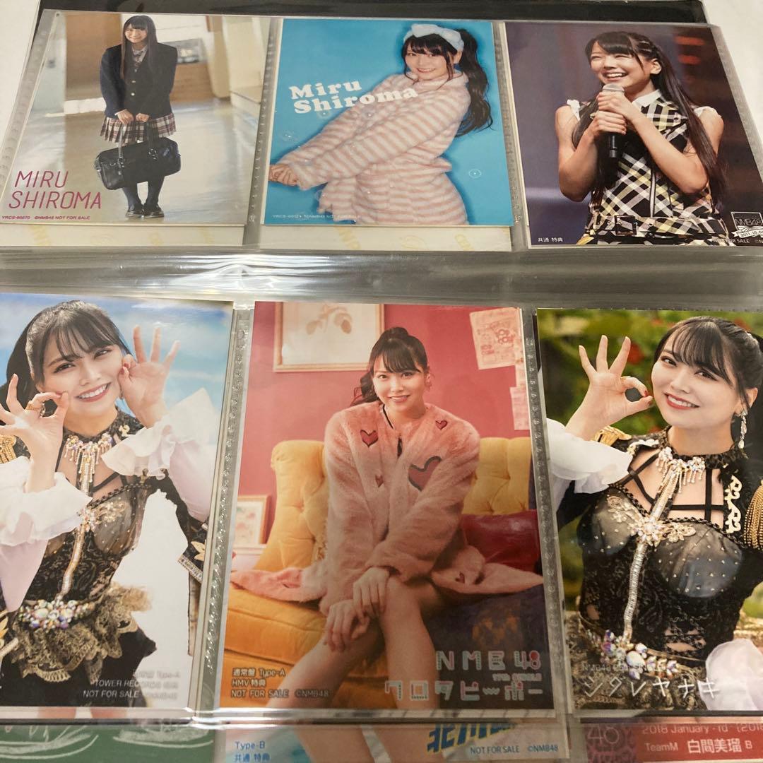 白間美瑠　② 生写真　NMB48 AKB48