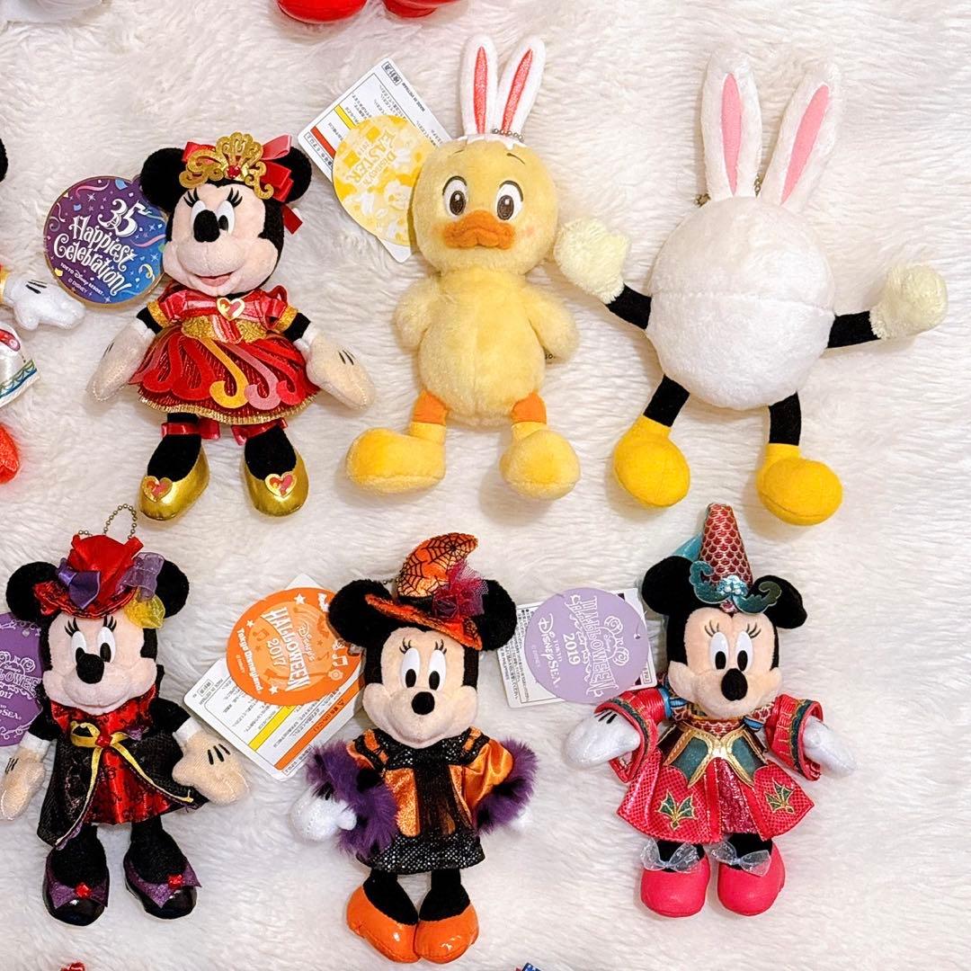 ミニー ぬいぐるみバッジ 16点 + おまけ2点　BBB ハロニュ　など