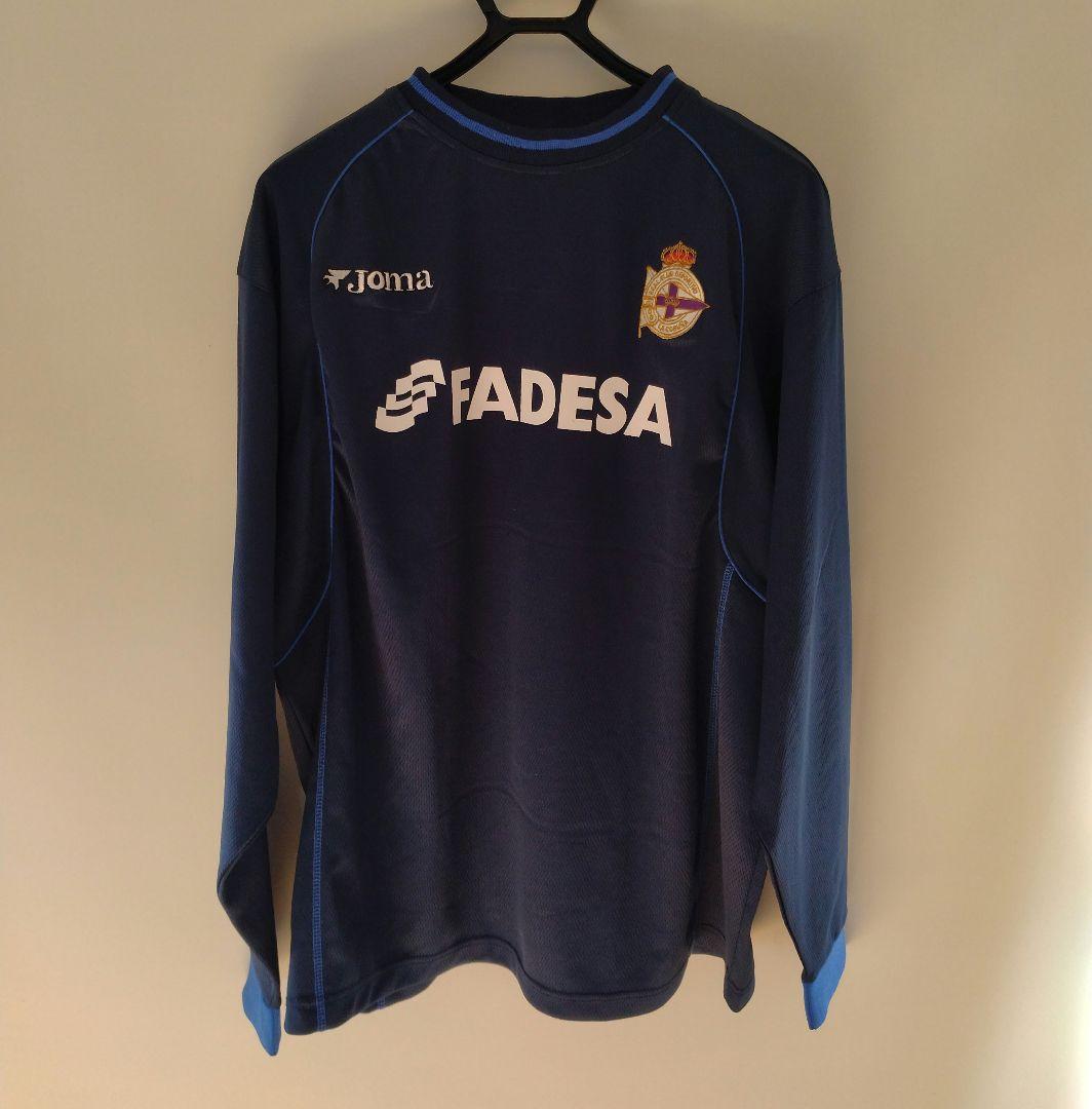 選手支給・非売品 Joma デポルティーボ・ラ・コルーニャ 長袖練習シャツ