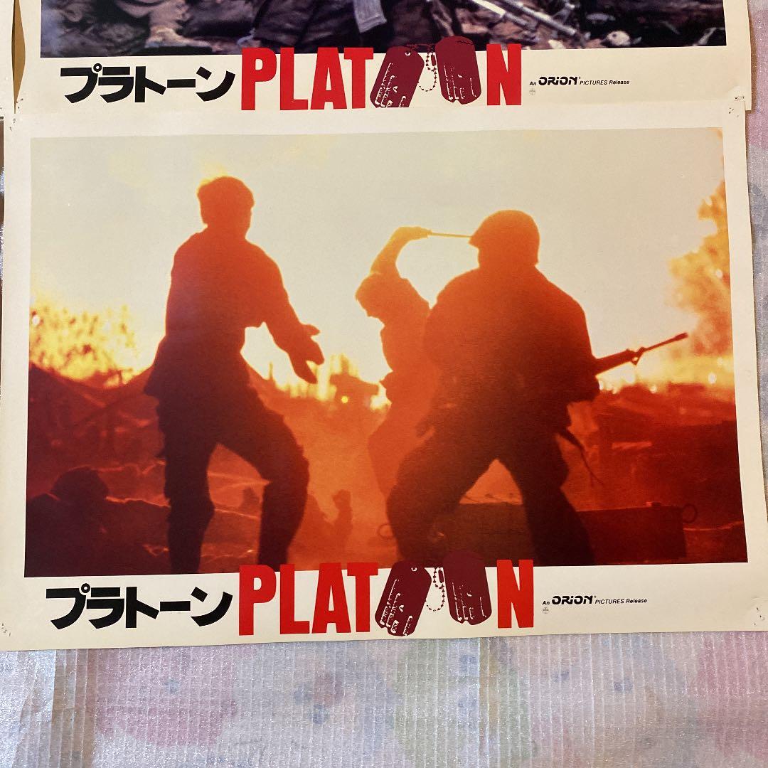1987年映画　PLATOON 『プラトーン』カラースチール　4枚