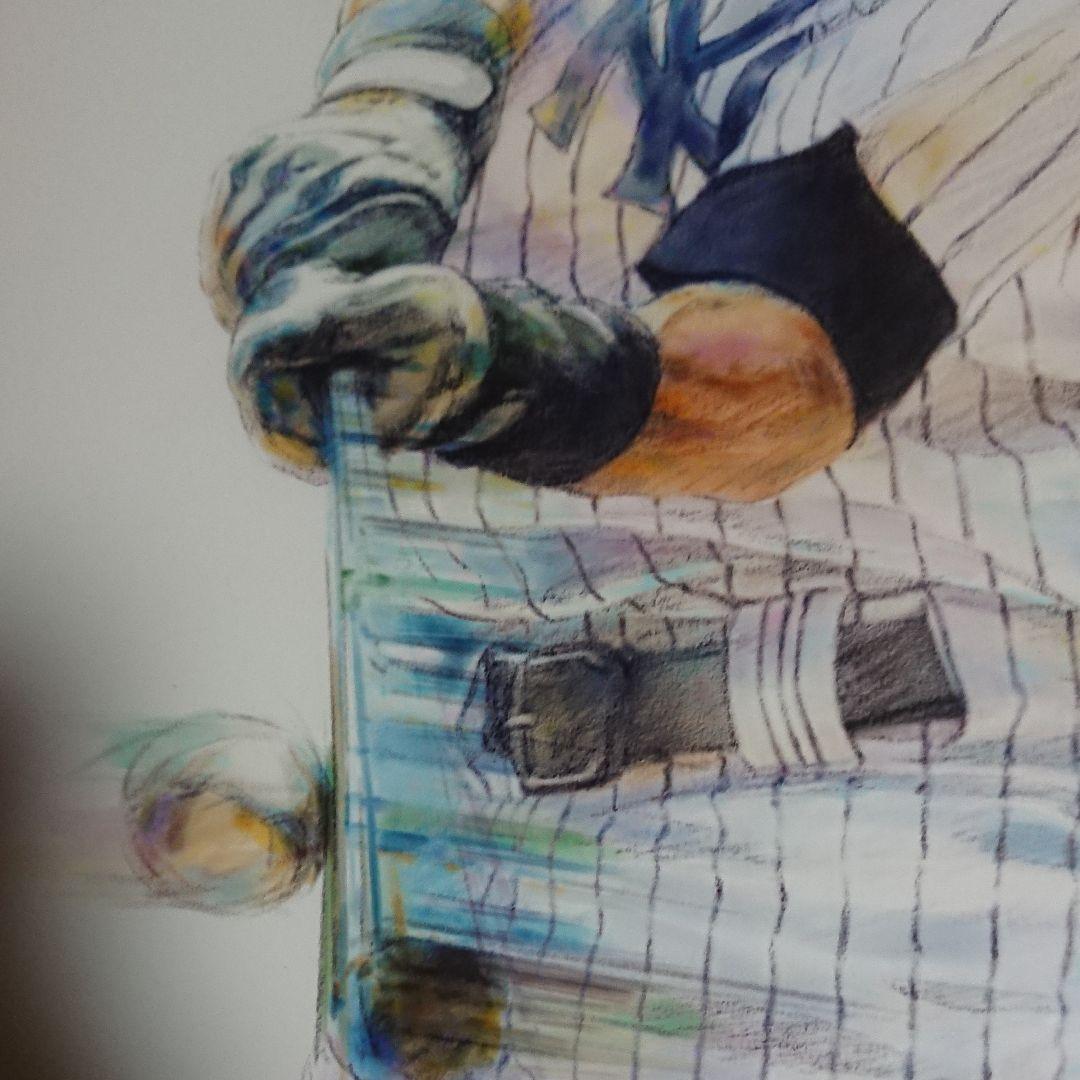 ×9【限定】ニューヨーク ヤンキース イチロー リトグラフ