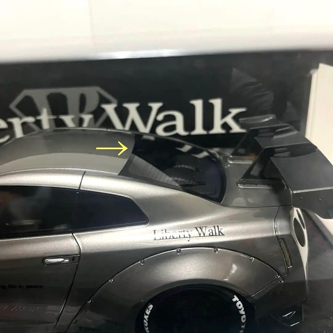 イグニッションモデル 1/18 リバティーウォーク GTR メタリックグレー
