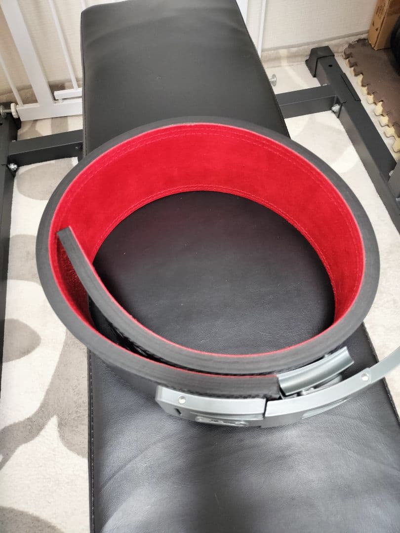 SBD トレーニング・パワーベルト 黒/赤