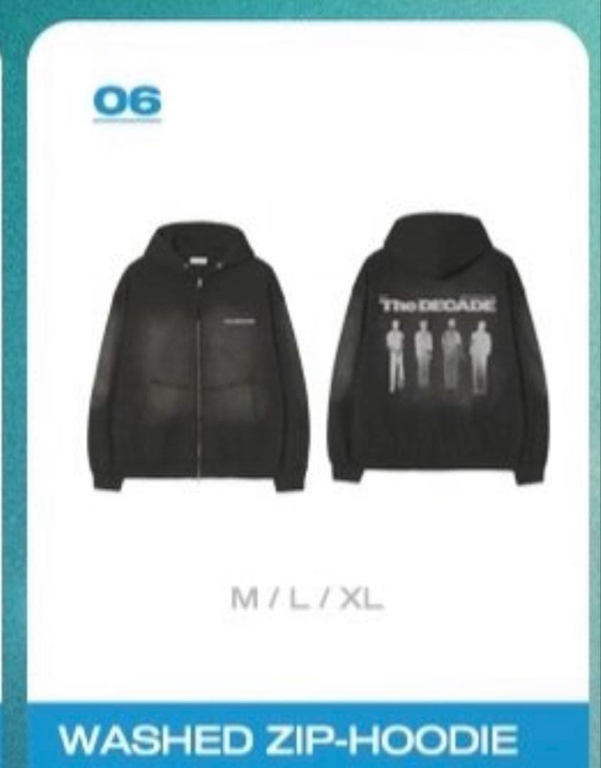 未使用未開封　DAY6 The Decade パーカー Lサイズ グッズ　MD