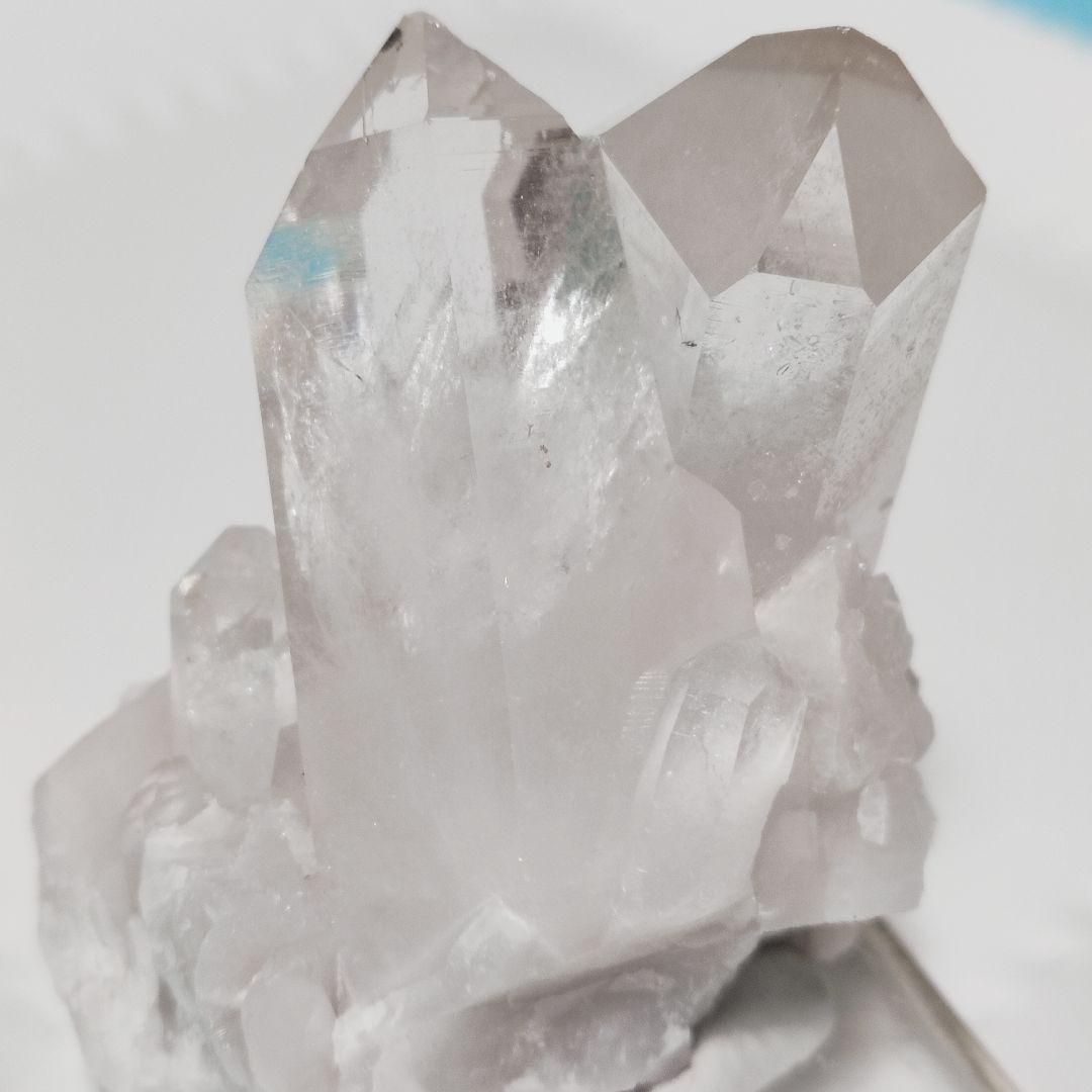 パワーストーン　天然石　水晶　クラスター　レインボー入り　101g　No.290