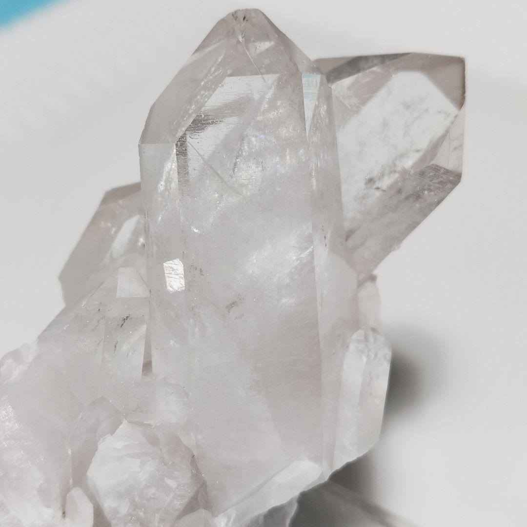 パワーストーン　天然石　水晶　クラスター　レインボー入り　101g　No.290