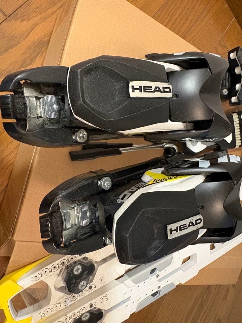 HEAD FREE FLEX PRO スキー ビンディング ホワイト/イエロー