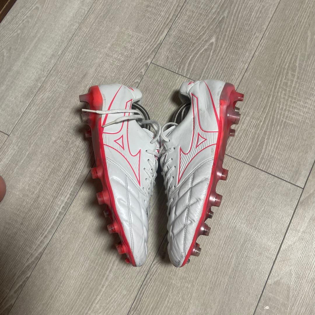 Mizuno レビュラジャパン ホワイト/ピンク　トップモデル