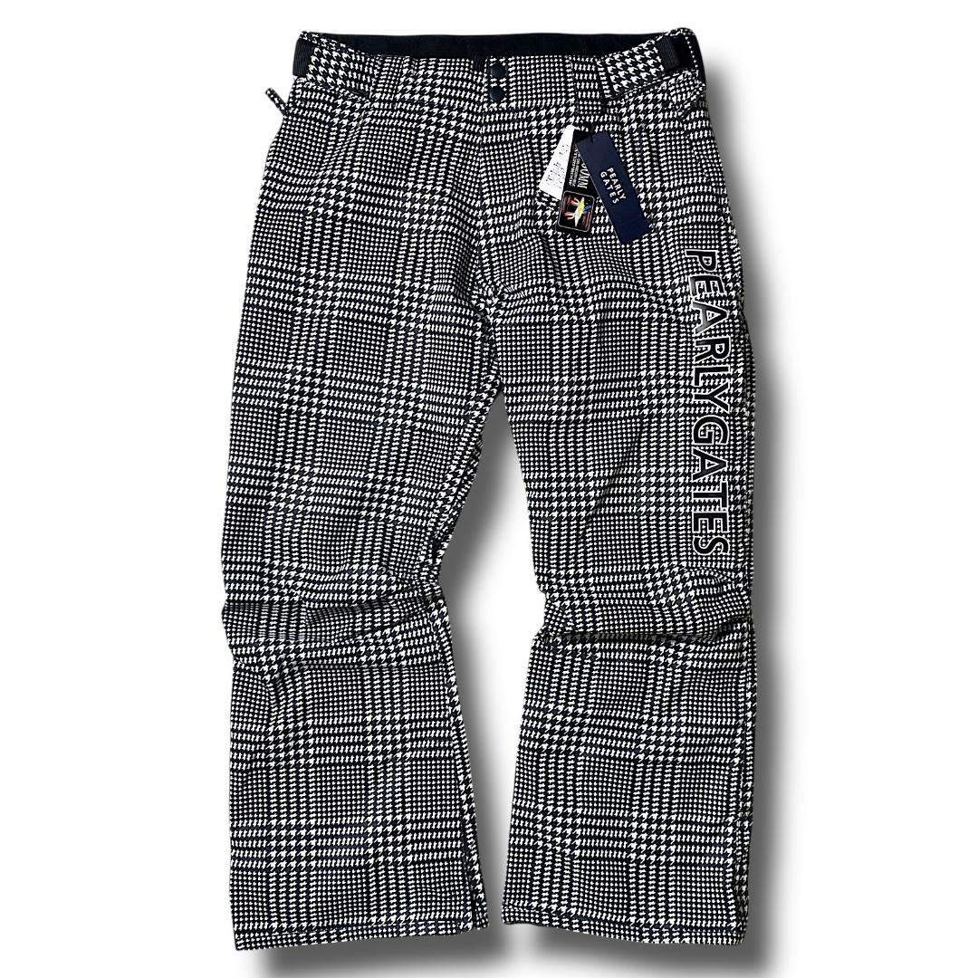 L 定価10.6万 パーリーゲイツ 上下セット スノーウェア スノボ 千鳥格子柄