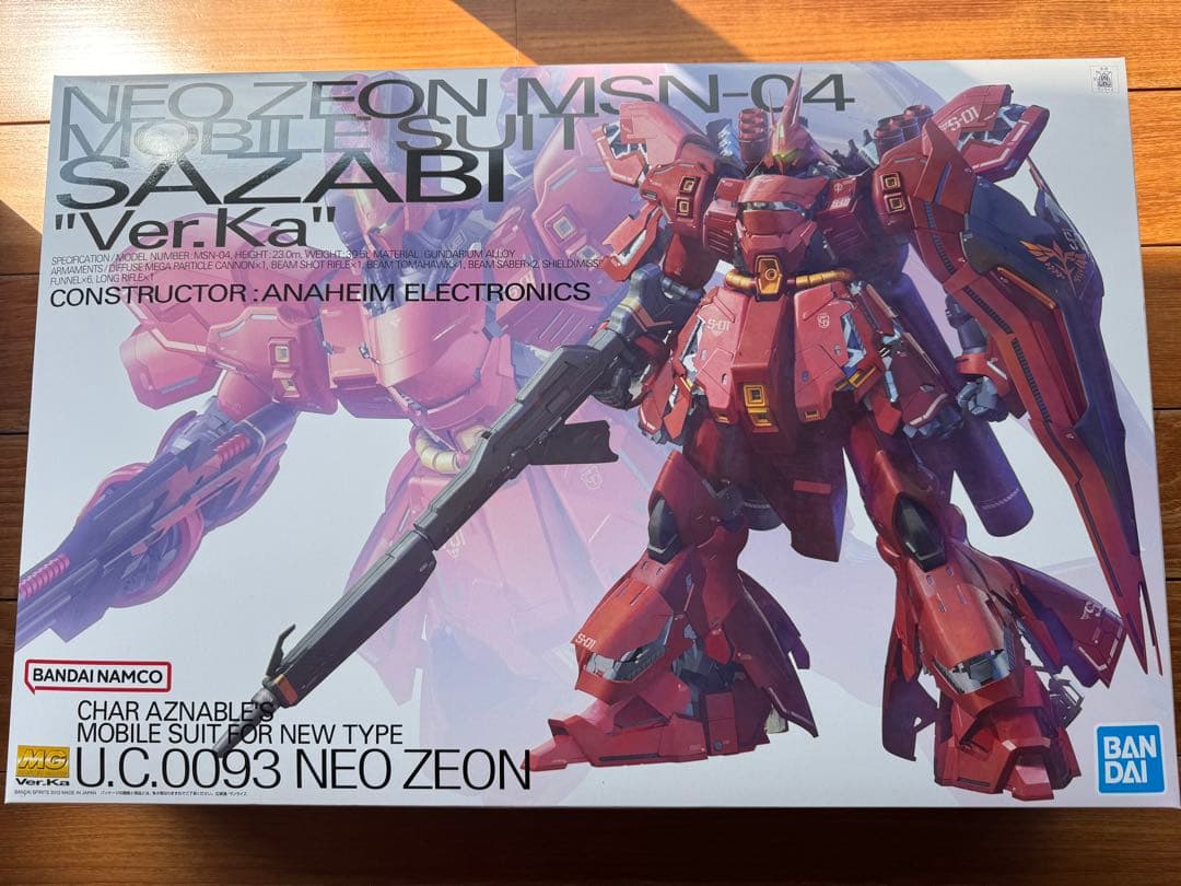 MG サザビー Ver.Ka＋MGEXユニコーンガンダムVer.Ka