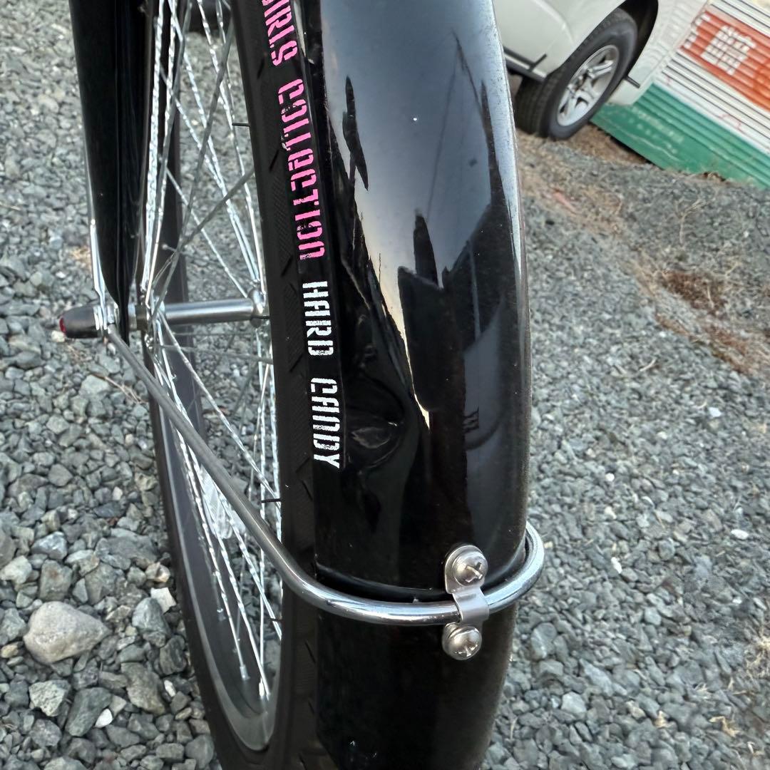 HOBSFACT子供用自転車 22インチ　ブラック　6段変速　116cm〜