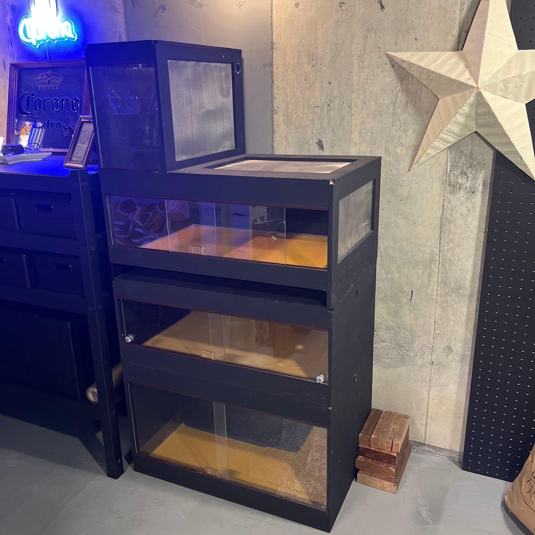 爬虫類　ケージ　木製　引き取り限定　愛知県