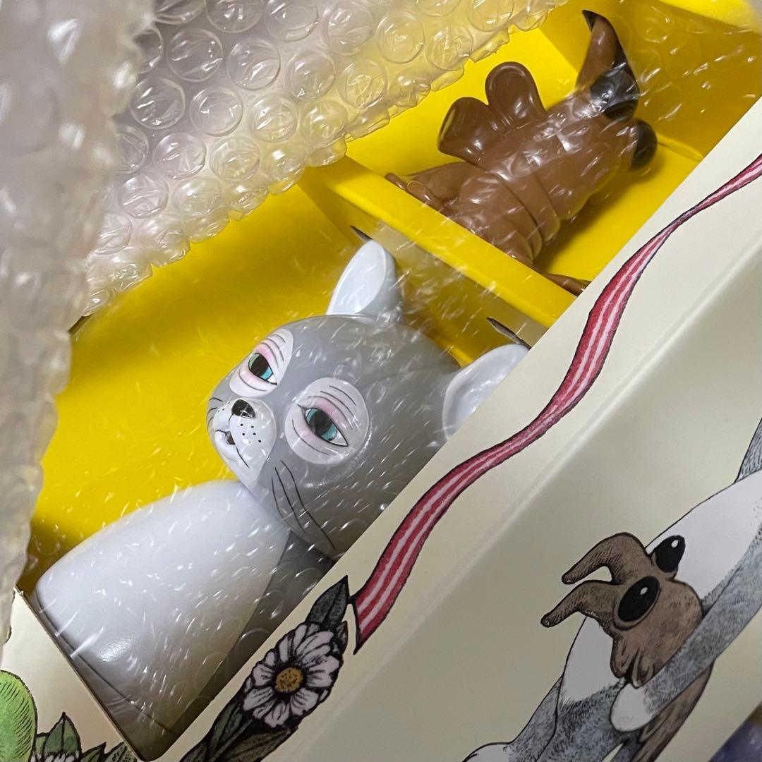 ヒグチユウコ ニャンコとアノマロのお人形＆ニャンコの愛用リュック フィギュア