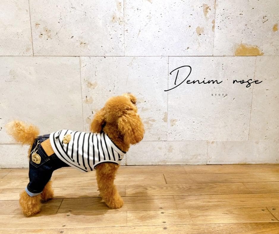 DENIM ROSE ワッペンデニムパンツ