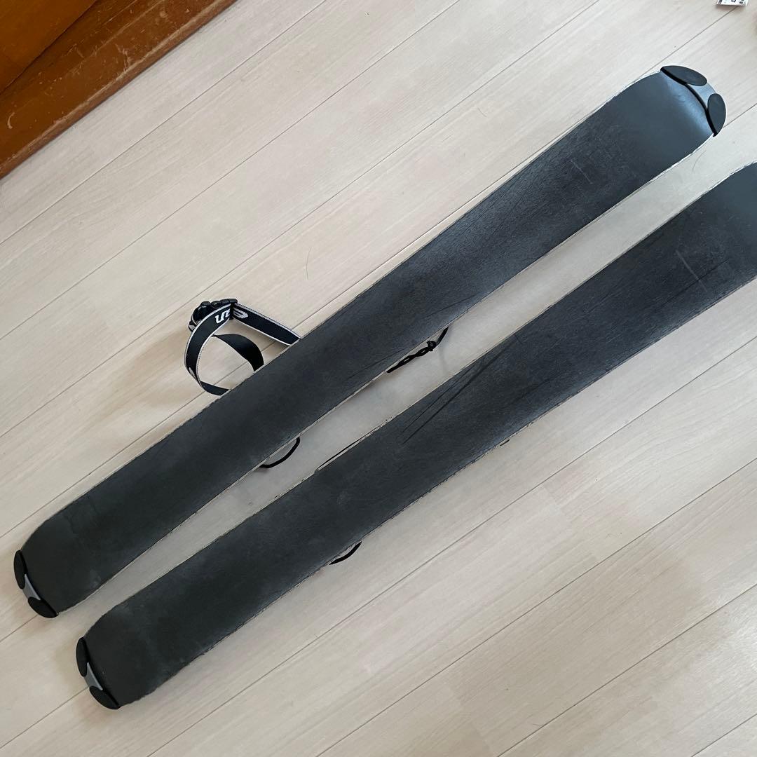 スキー板　ブルー　青色　ショートスキー？ファンスキー？