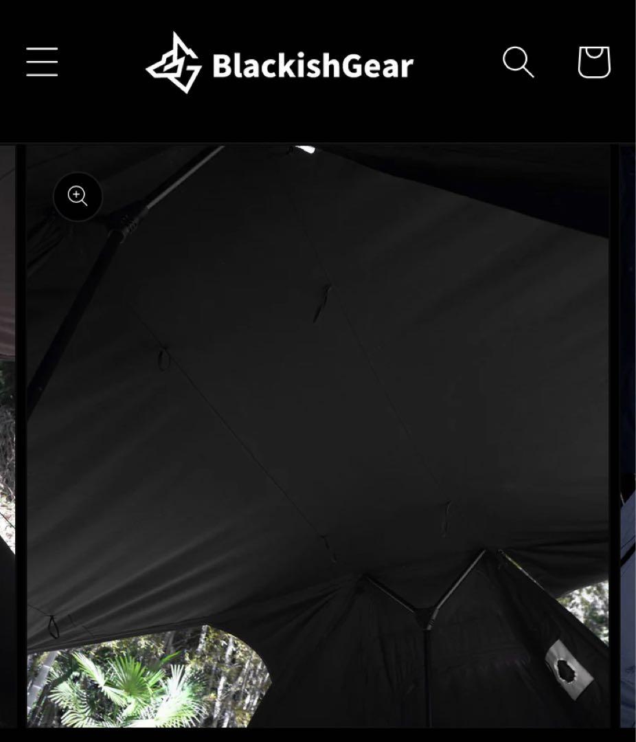 値下げBLACKISHGEAR(ブラキッシュギア) ブラックシェルターツインV2