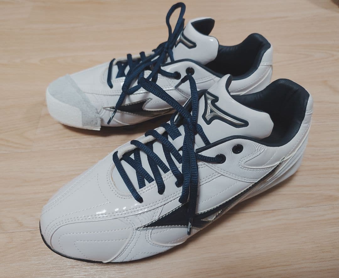 Mizuno スパイクシューズ ホワイト/ネイビー