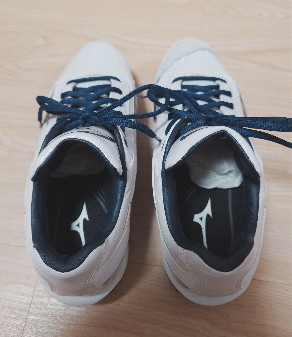 Mizuno スパイクシューズ ホワイト/ネイビー