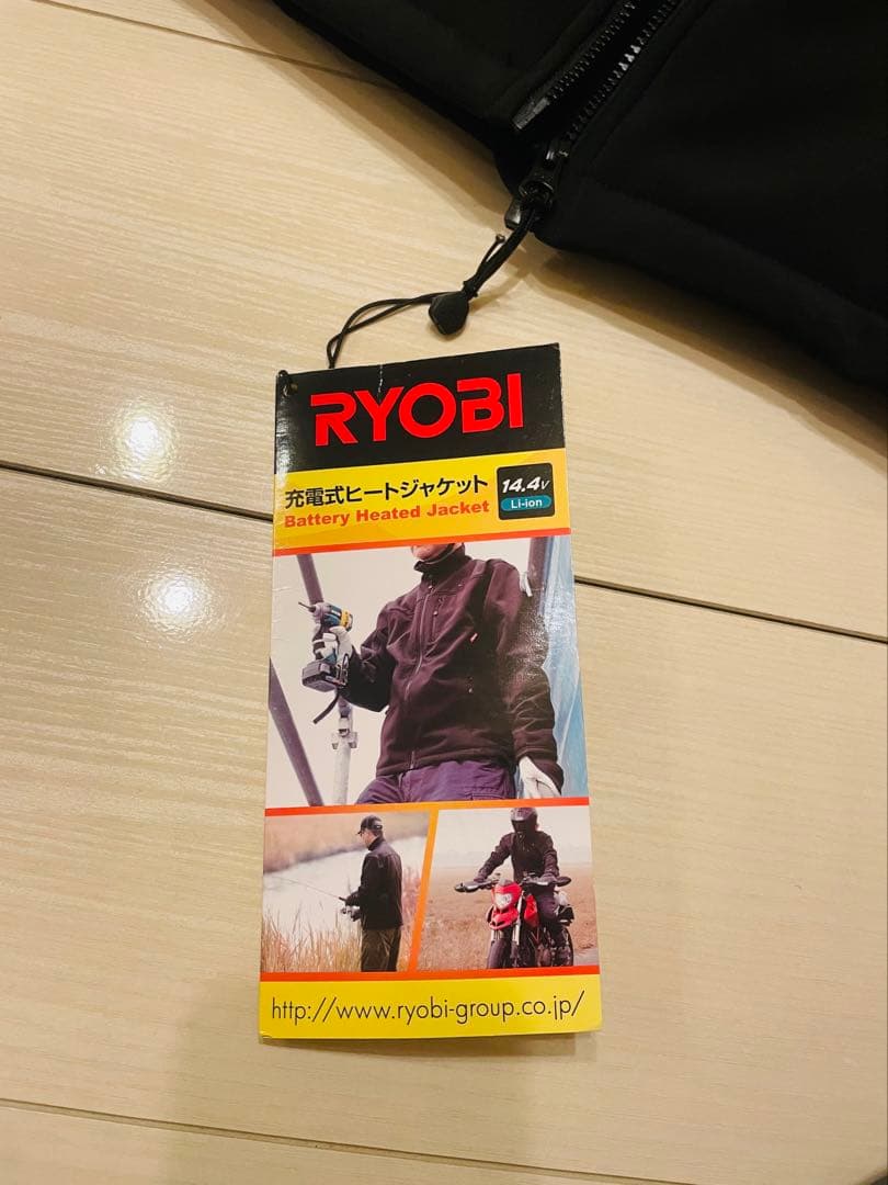 ★新品未使用★ジャケットのみ　リョービ　充電式ヒートジャケット　サイズM