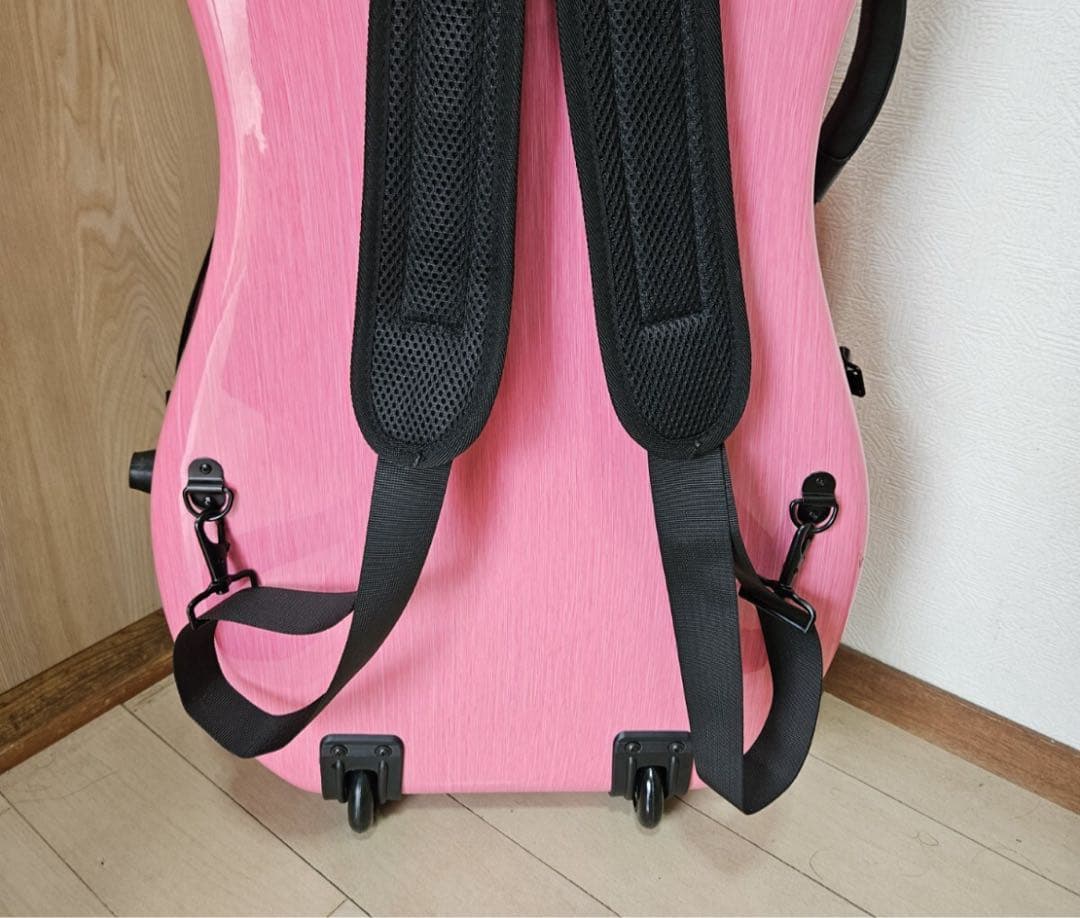 ピンク チェロ楽器ケース　分数　1/2